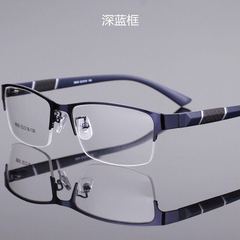 New men's half-rim anti-blue light glasses, popular gentleman business myopia glasses, wholesale, 806 myopia