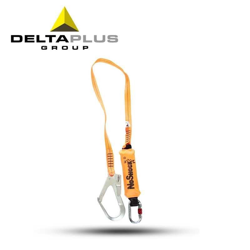 Delta 504209 al aire libre trabajo aéreo cinturón de seguridad cuerda de amortiguación de amortiguación de un solo gancho