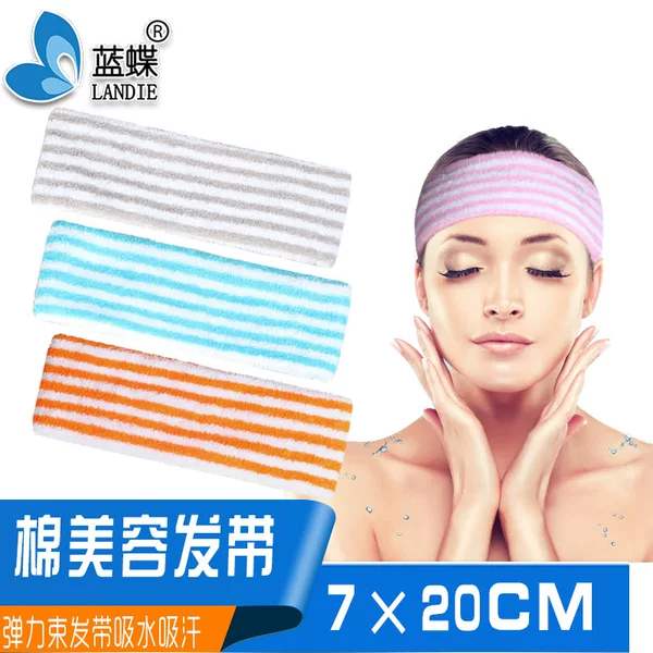 Cotton hair band hair band European and American headdress wash makeup remover hair band makeup beauty running yoga headband manufacturers