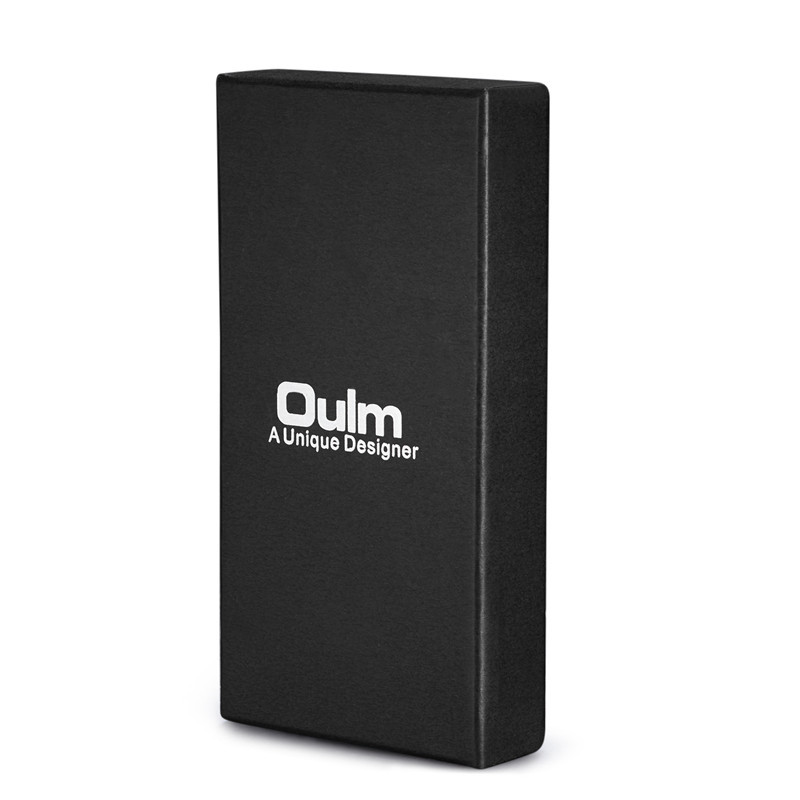 Oulm reloj caja cartón tarjeta set caja