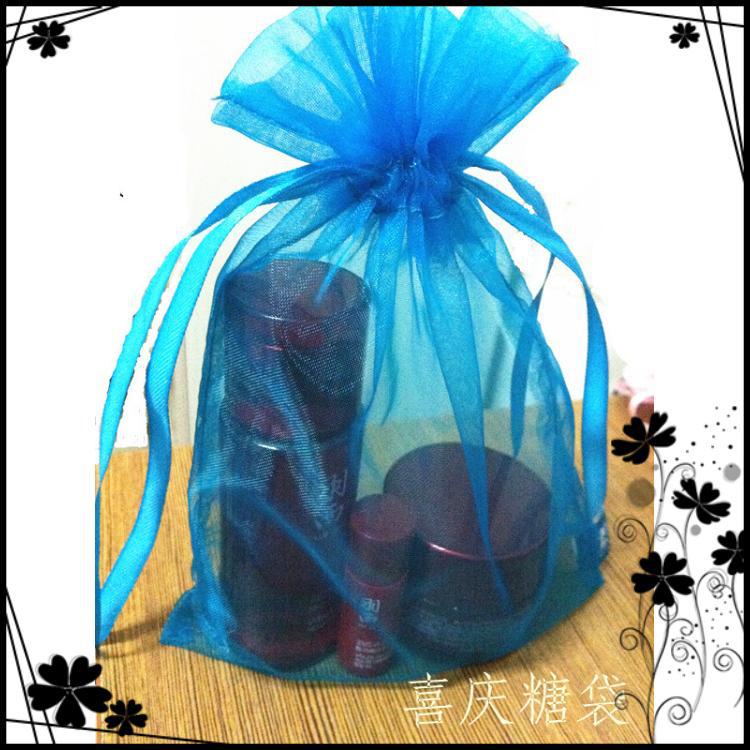 厂家直销13*18珍珠纱袋喜糖袋 化妆品袋束口袋 量大优惠分装