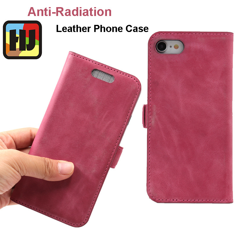 Suitable for IPHONE 8/7 pregnant women anti-radiation flip phone leather case Apple SE second generation European and American hot selling leather case