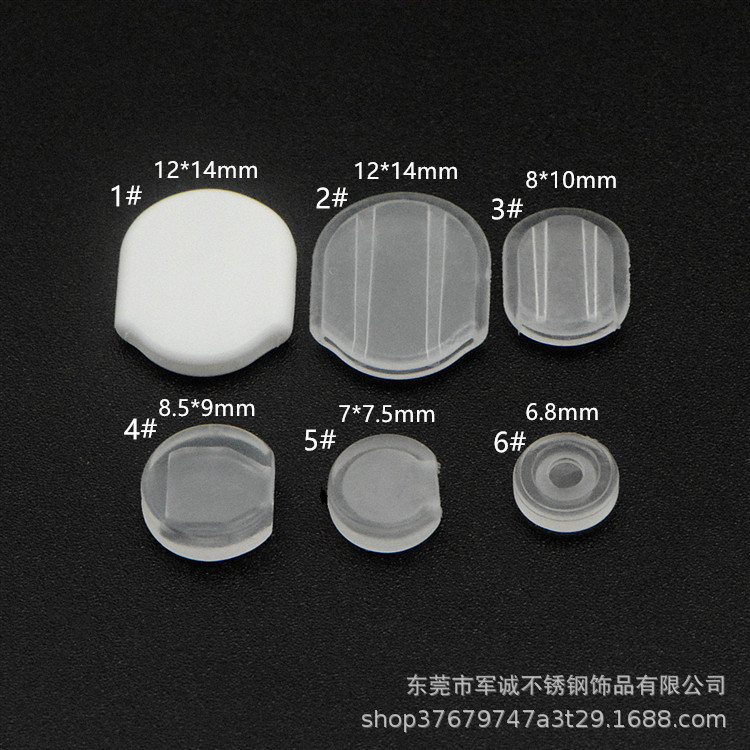 transparent invisible ear clips
