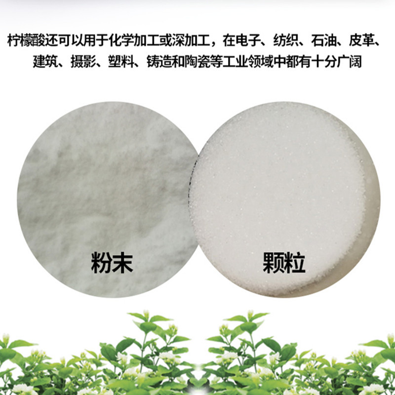 厂家货源无水柠檬酸 纺织塑料陶瓷等行业酸度调节剂用颗粒柠檬