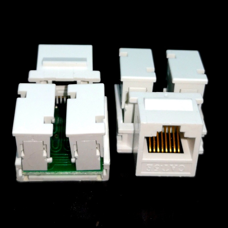 电脑插座 网络模块 CAT5E 电脑插座 信息传输模块RJ45