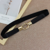 Elastic waist belt, dress, decorations, Korean style