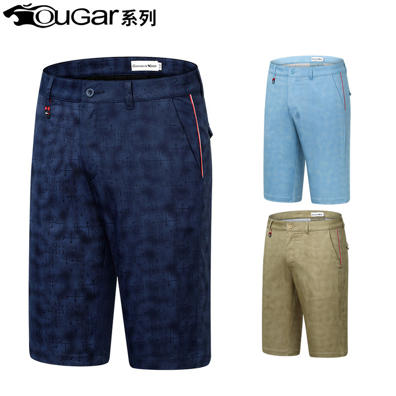 Jaguar Summer Sports Shorts Men's Golf Pants Loose Comfortable Breathable Thin Shorts