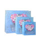 Supply Korean creative flower heart-shaped gift packaging paper bag clothing packaging gift bag handbag
