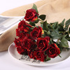 12 Hands Handa Rose Flower Simulation Rose Hands Hands Handicap Rose Image Fake False Flower Artificial Flower Wedding Hand Candie