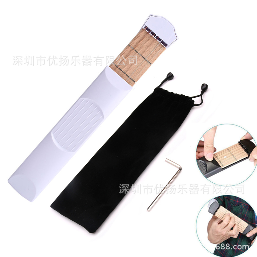 Pocket piano escalada entrenador de celosía dedo entrenador principiante guitarra práctica herramienta de cinco líneas espectro práctica