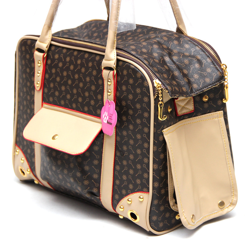 Bolsa de mascotas bolsa de gato bolsa de perro mascota bolsa Portátil Bolsa de peluche ventilación transpirable durable suministros para mascotas