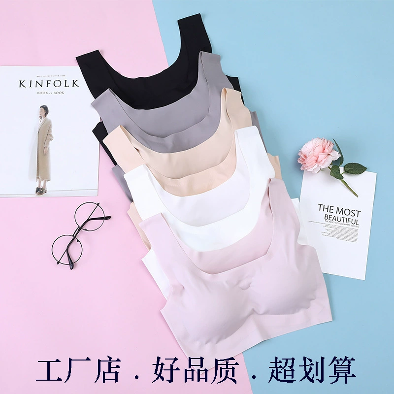 Sports Bra Japanese-style Wireless Yoga Bralette, Seamless Soft Support, Sizes S–XXL