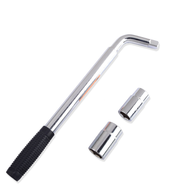 Llave de neumático Tipo L retráctil de ahorro de mano de obra llave de coche desmontaje llave de neumático herramienta de reparación de automóviles