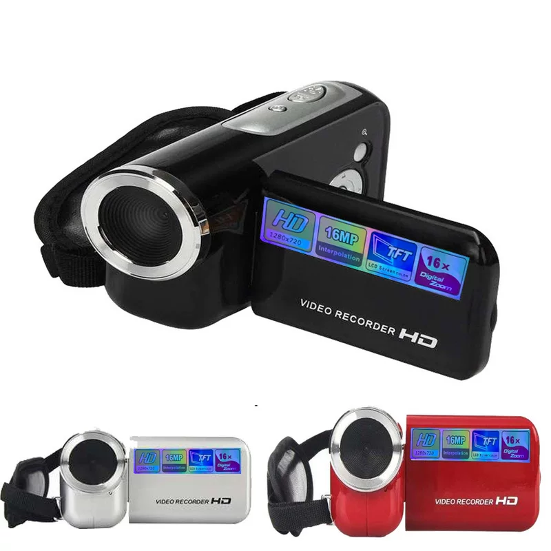 Digital camera DV-139/DV180, 16 MP (interpolated), 16× zoom, MicroSD, battery‑powered
