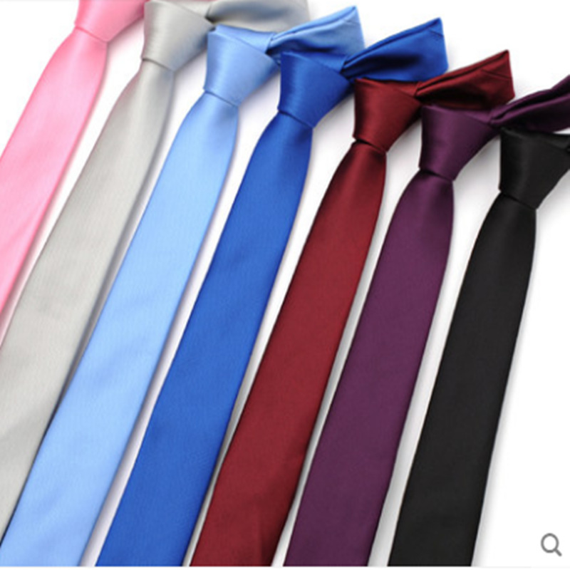 Black Tie for Men Formal Business Narrow Version Burgundy 5cm Professional Wedding Student Blue Korean Style Pure Color Tie for Women Black Tie for Men Formal Business Narrow Version Burgundy 5cm Professional Wedding Student Blue Korean Style Pure Color Tie for Women