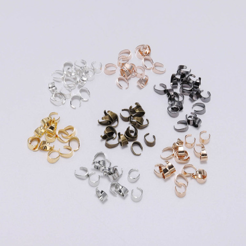 Metal melon seed clip handmade DIY jewelry accessories pendant clip necklace necklace clip pendant hook clip pendant holder