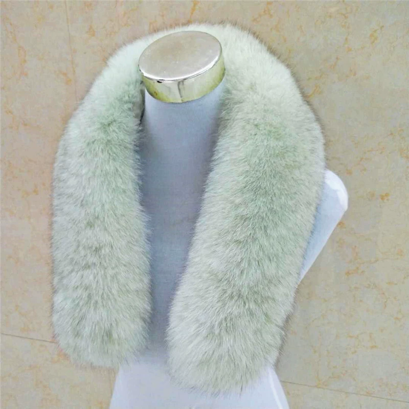 Manufacturer wholesale fur collar, real fox fur collar, fashionable down jacket women's accessories