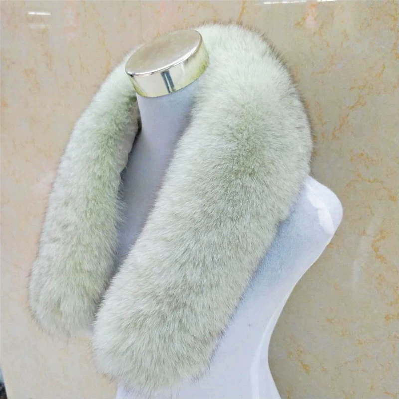 Manufacturer wholesale fur collar, real fox fur collar, fashionable down jacket women's accessories