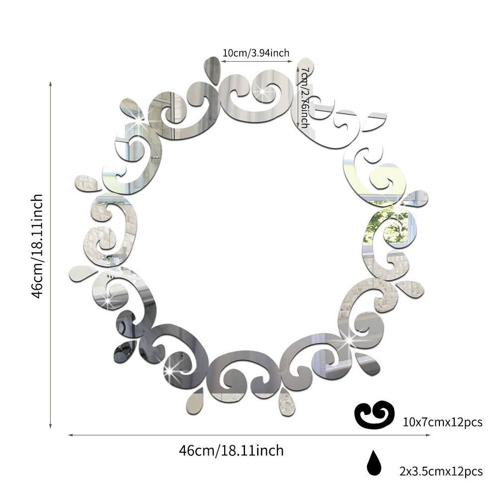 3d Stereoscopic Water Drop Wall Sticker For Bathroom And Ceiling_voghion.com