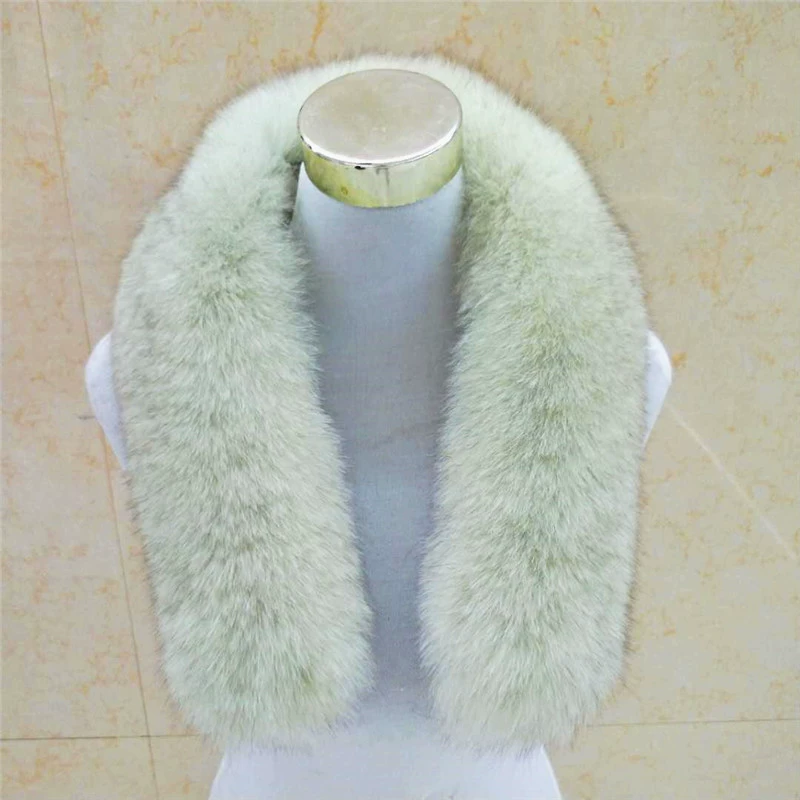Manufacturer wholesale fur collar, real fox fur collar, fashionable down jacket women's accessories