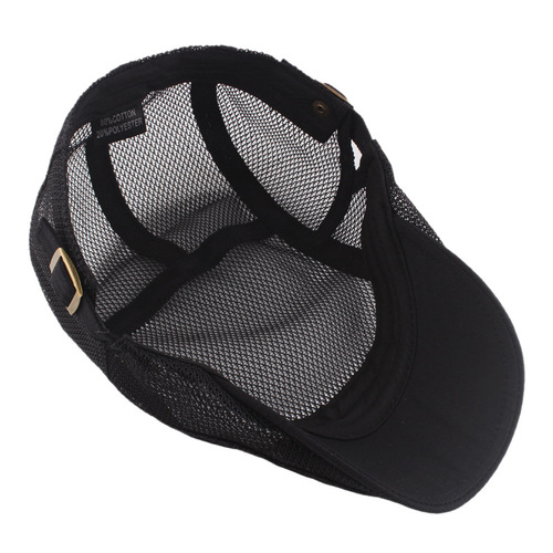 Summer mesh beret trendy men's and women's breathable forward cap outdoor sun protection peaked cap Amazon newsboy cap mesh cap