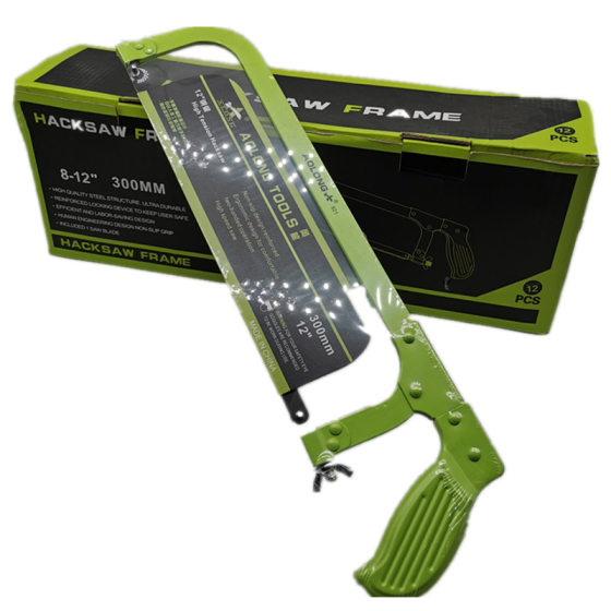 Factory price spot heavy fixed band saw blade hand saw hacksaw frame saw bow garden hand saw hacksaw frame 12 inch wholesale