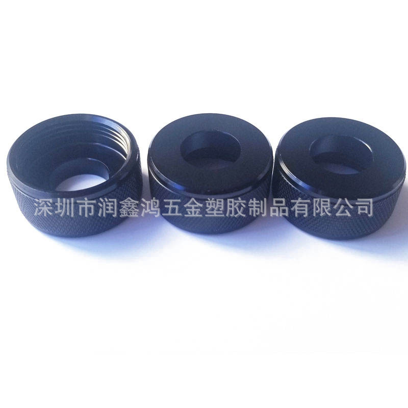 M36*2铝手拧螺母细牙滚花手拧螺帽CNC精密机加件