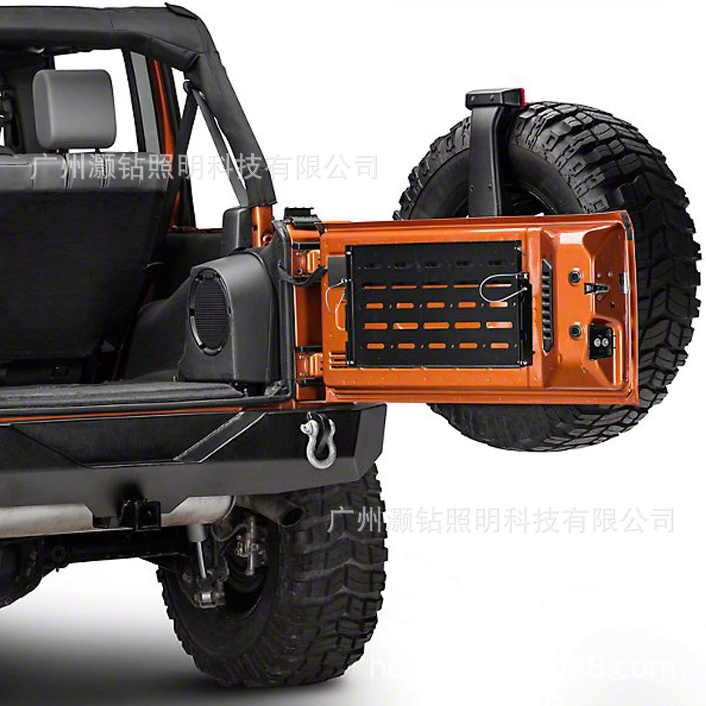 Estante de almacenamiento de portón trasero Shepherd aplicable Mesa de almacenamiento de tronco de jeep07-17JK Mesa DE TRABAJO plegable de portón trasero