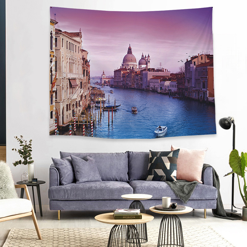 Shengchun tapiz al por mayor corredor dormitorio Fondo tela decorativa tapiz nórdico tapiz Fondo tela ventas directas de la fábrica