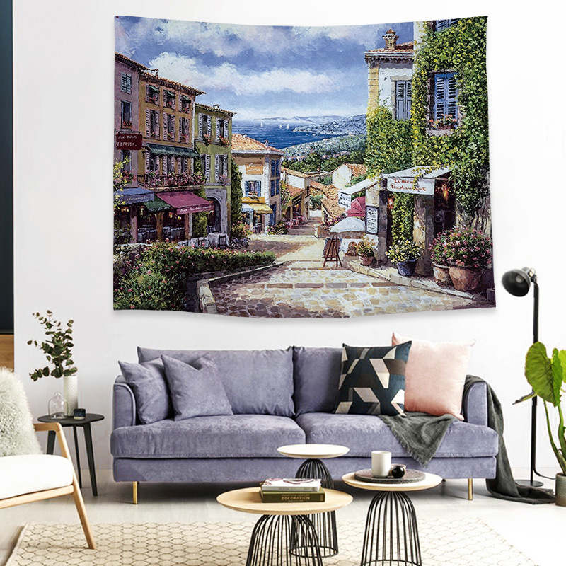 Shengchun tapiz al por mayor corredor dormitorio Fondo tela decorativa tapiz nórdico tapiz Fondo tela ventas directas de la fábrica