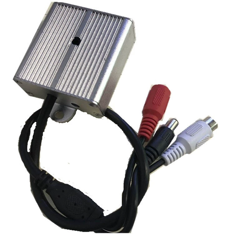 Металлический Высокочувствительный звукосниматель с шумоподавлением Монитор звукоснимателя Микрофон камеры HD