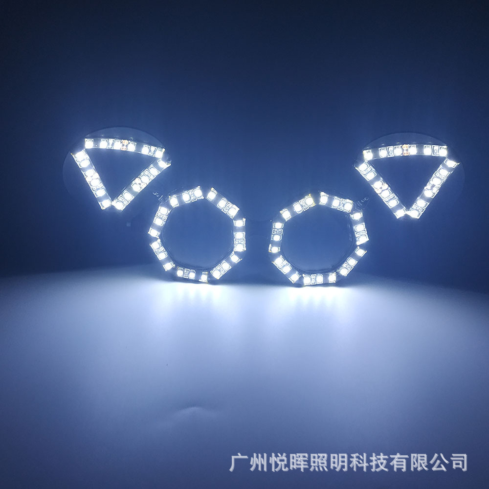 Nuevo LED gafas luminosas bar discoteca etapa rendimiento flash oferta especial nuevas gafas láser