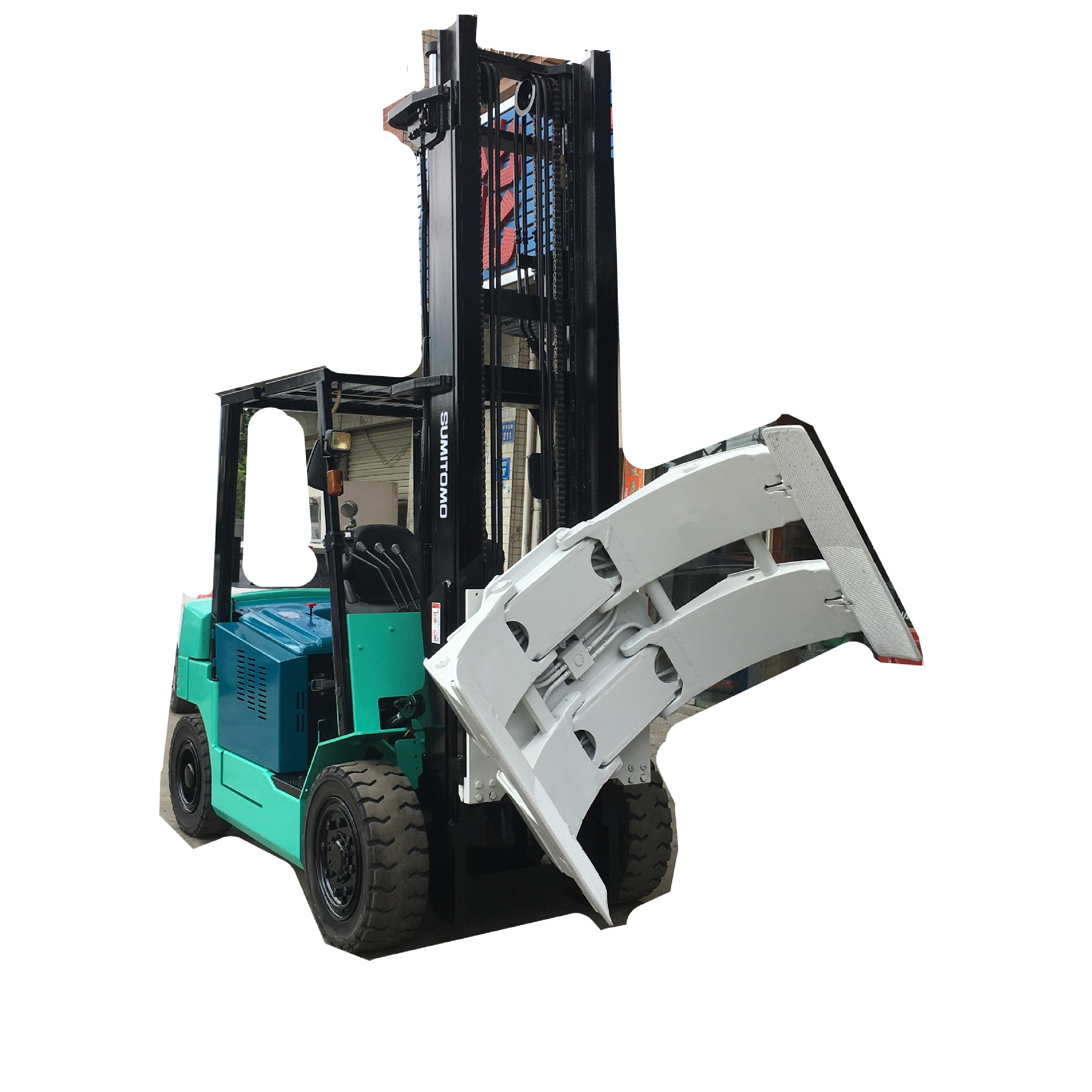 纸卷夹主要用于造纸纸箱包装印刷港口等纸卷进行无托盘搬运与堆垛