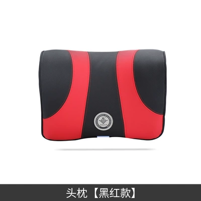 back cushion waist support car — Headrest - headrest-black-and-red