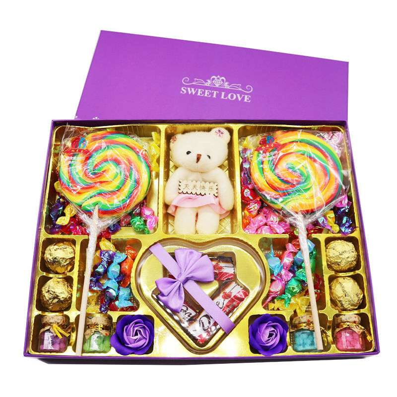 Love Chocolate Gift Box Osha Candy Gift Box Children's Day Candy Gift Box Birthday Gift Wholesale