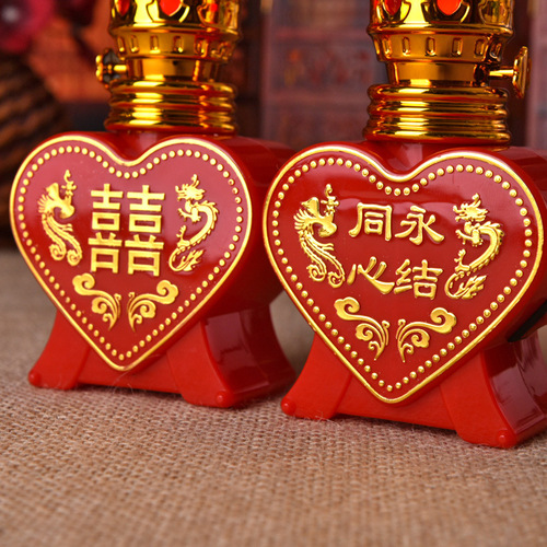 Wedding room creative supplies eternal love heart LED electronic candle light bridal chamber flower candle wedding electric candle