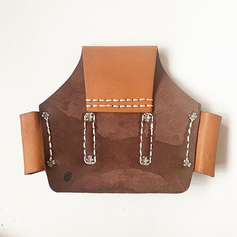 Kit de trabajo aéreo de piel de vaca directo de fábrica Conjunto de abrazadera de piel de vaca multifuncional de uno a siete Kit de combinación