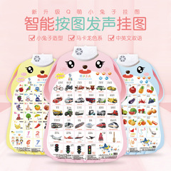 Leleyu infant and early childhood education audio wall chart pinyin sound cognitive card children's educational toys factory wholesale