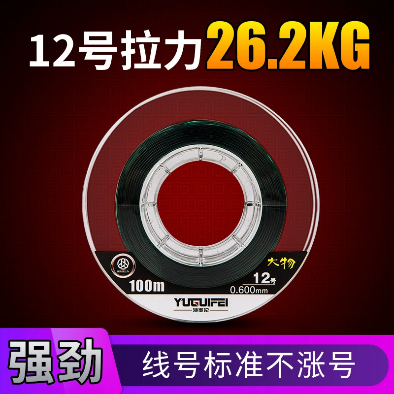 Great Wood Line Giant Line 100m Fish Line Cyma Рыболовная леска якорная леска основная леска Nylon Line Black Pit Рыбалка крупной рыбы