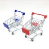 Small shopping cart, metal toy, table jewelry, storage system