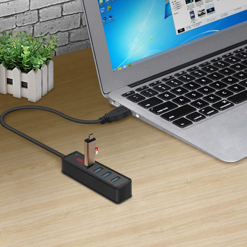 Оригинальный Sichuanyu USB полумодуль 3.0 многопортовый конвертер для ноутбука, удлинитель USB 1→4 хаб