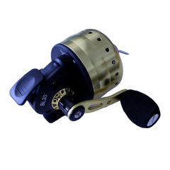 跨境雙魚堡壘BL30金屬射魚輪內線封閉輪彈弓射魚複合弓跟線漁線輪