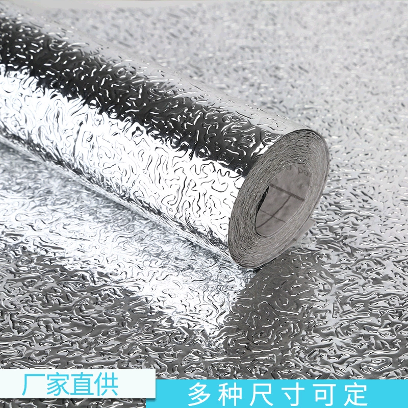 Jiuhao кухонные маслостойкие наклейки высокотемпературные водостойкие утолщенные самоклеящиеся наклейки на стену наклейки на шкаф обои производители бумаги из алюминиевой фольги