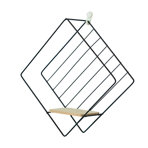 Nordic wrought iron storage rack without punching bathroom wall storage rack home living room room bedroom wall decoration rack