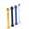 New aluminum alloy toilet sucking smoke filtering mini metal snuff fighting fume, hot selling snuff bottle PIPE PIPE