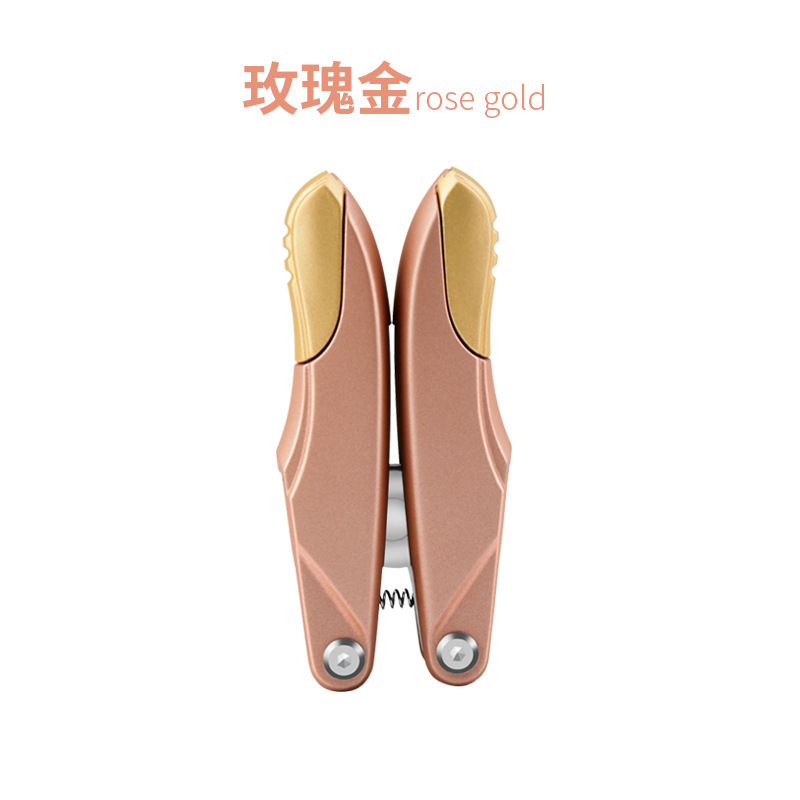 Fabricante en stock alicates de piel muerta de color de acero inoxidable tijeras de uñas alicates de Nariz de águila uñas tijeras de piel muerta herramientas de manicura