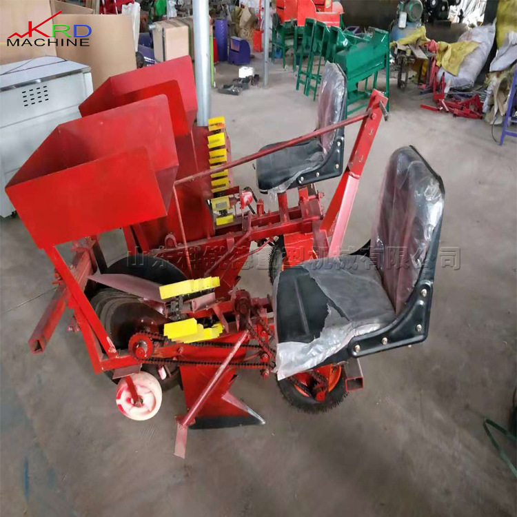 南阳大葱大姜收获机 后置座驾式大葱种植机 双座位大葱种植机