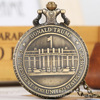 Big commemorative pocket watch suitable for men and women, USA, Birthday gift, wholesale