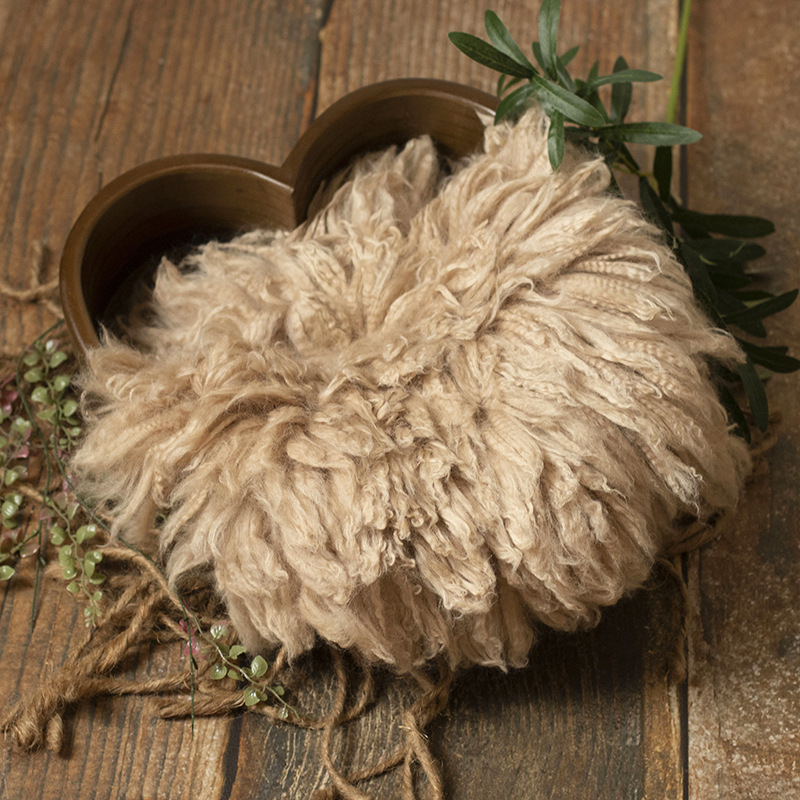 新款欧美新生儿拍摄道具拍照毯子 羊毛绒宝宝用全毛毯子批发