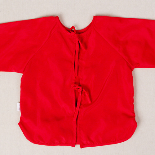 Children's autumn and winter smocks, baby eating clothes, micro-waterproof long-sleeved reverse dressing, infant kindergarten painting clothes